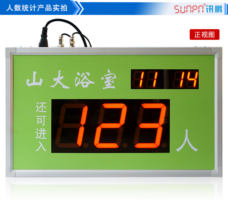 客流量統(tǒng)計(jì)電子看板實(shí)拍 客流量統(tǒng)計(jì)電子看板實(shí)拍