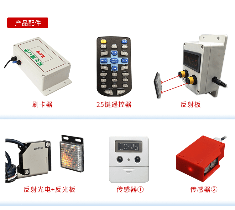 人流量統(tǒng)計顯示屏相關配件