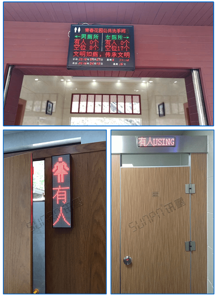 廁位狀態(tài)匯總顯示屏應用案例