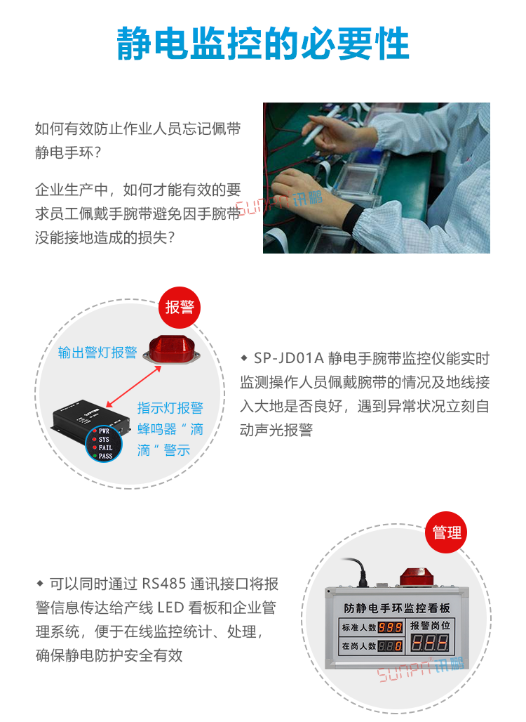 防靜電手環(huán)監(jiān)控的必要性 防靜電手環(huán)監(jiān)控的必要性