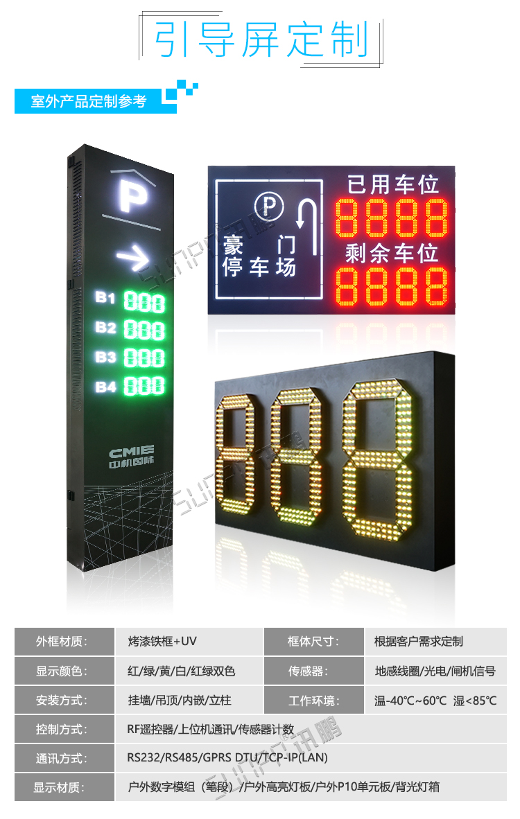車位顯示屏誘導(dǎo)系統(tǒng)定制指導(dǎo) 車位顯示屏誘導(dǎo)系統(tǒng)定制指導(dǎo)