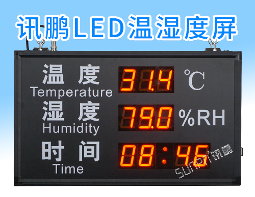 LED溫濕度顯示屏怎么做成雙面顯示？