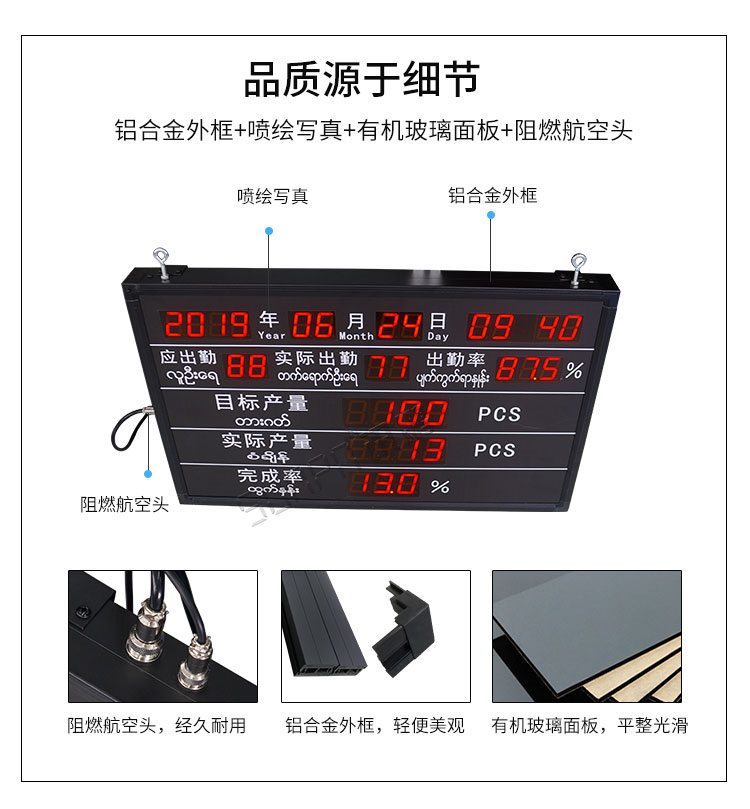 電子看板產(chǎn)品細節(jié) 電子看板產(chǎn)品細節(jié)
