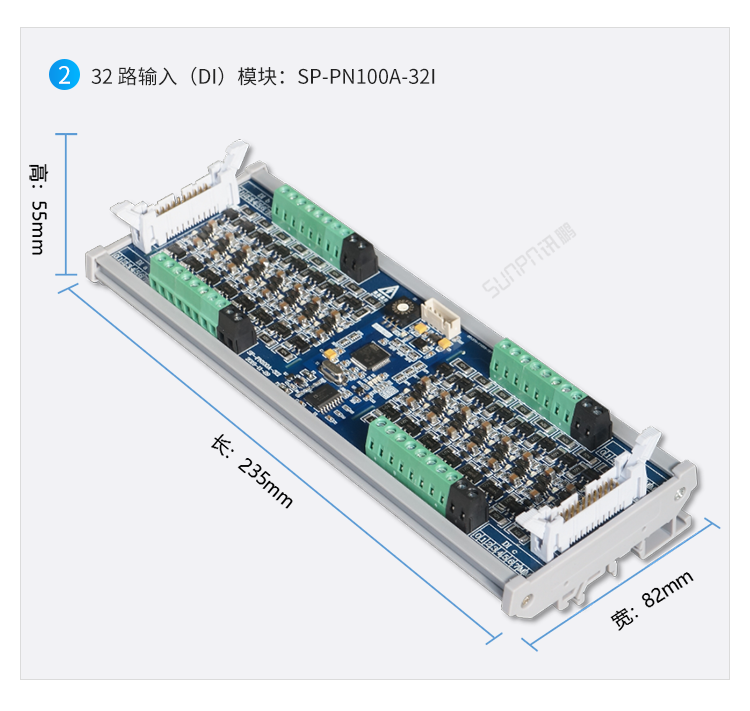 Profinet遠程IO模塊尺寸參考