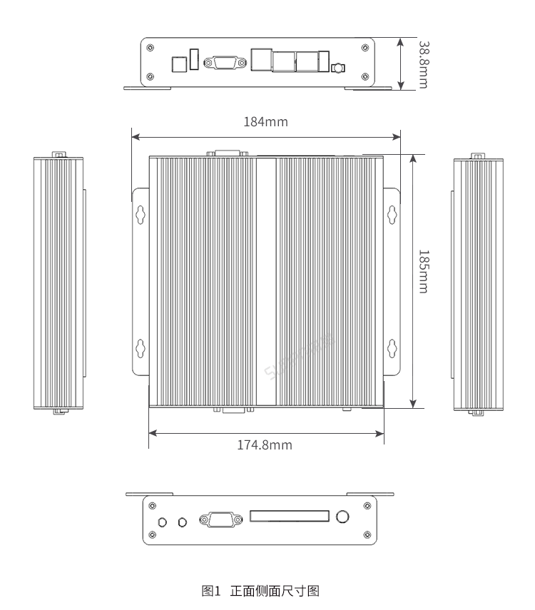 嵌入式工控小電腦產(chǎn)品結(jié)構(gòu)圖 嵌入式工控小電腦產(chǎn)品結(jié)構(gòu)圖