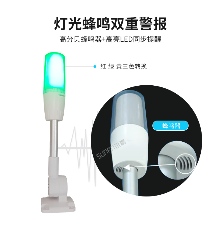 無線聲光報(bào)警器-雙重報(bào)警