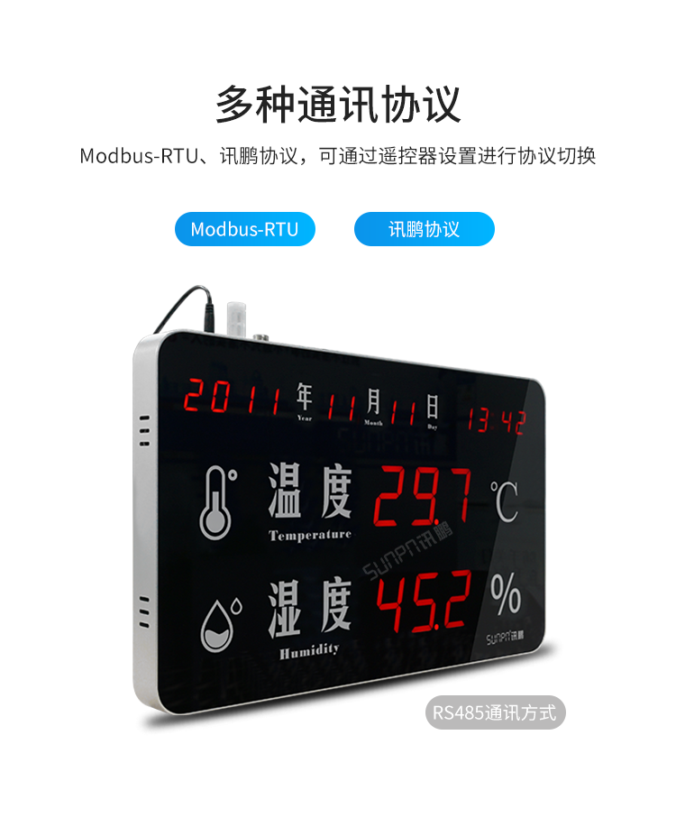 溫濕度顯示屏-通訊協(xié)議 溫濕度顯示屏-通訊協(xié)議