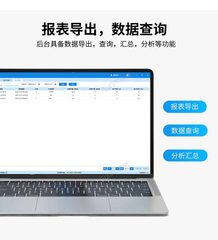 生產(chǎn)管理看板系統(tǒng)-報表查詢 生產(chǎn)管理看板系統(tǒng)-報表查詢