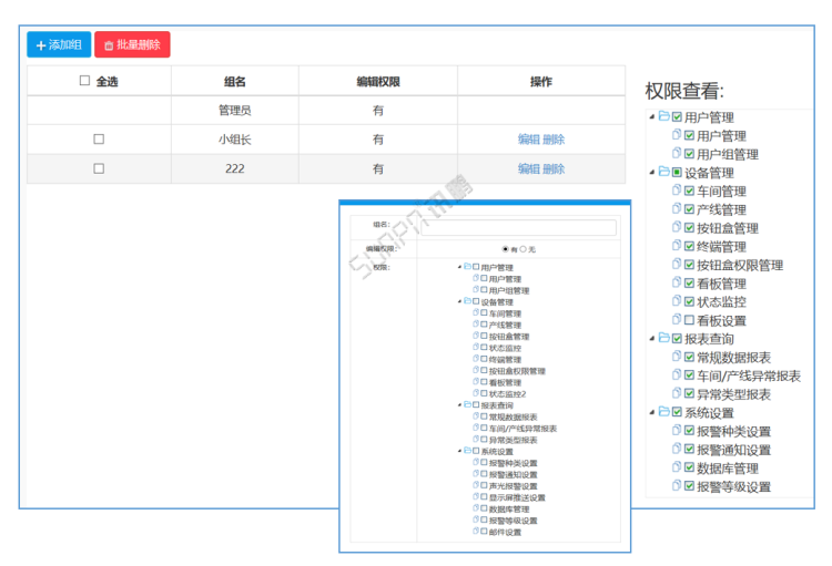 車間生產(chǎn)管理系統(tǒng)-用戶組管理 車間生產(chǎn)管理系統(tǒng)-用戶組管理