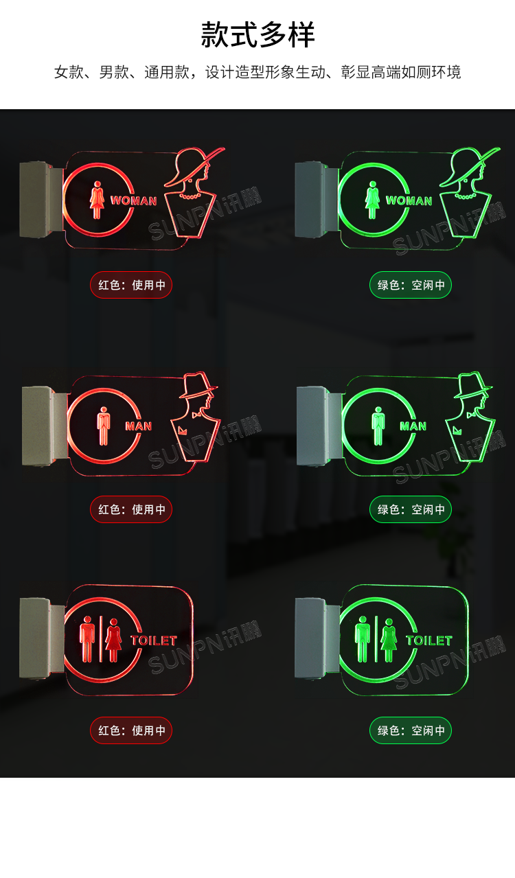 公廁有人無人指示牌-產(chǎn)品介紹 公廁有人無人指示牌-產(chǎn)品介紹