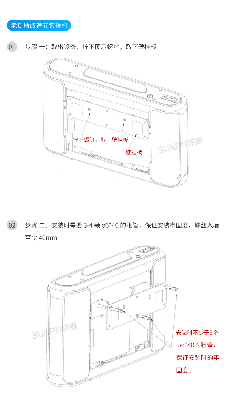 公廁智能除臭殺菌機-老廁所改造安裝指導(dǎo)