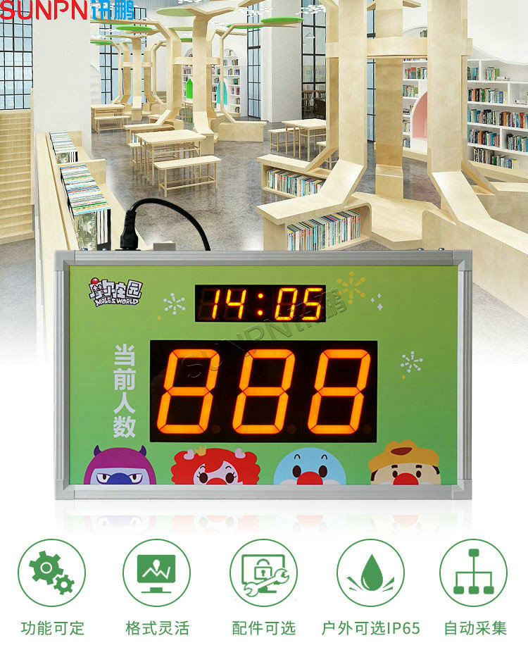 人流量管控計(jì)數(shù)屏 人流量管控計(jì)數(shù)屏
