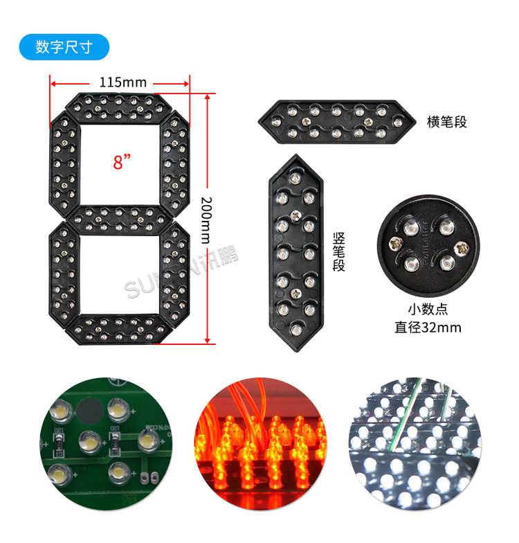 戶外時(shí)鐘數(shù)碼管尺寸 戶外時(shí)鐘數(shù)碼管尺寸