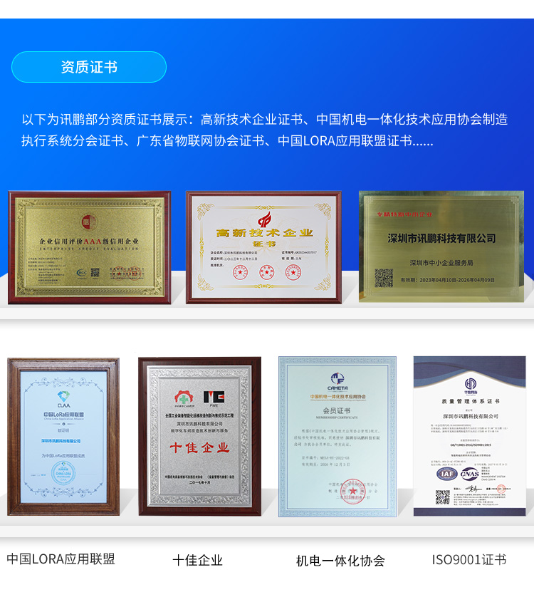 訊鵬科技獲得榮譽(yù)資質(zhì)