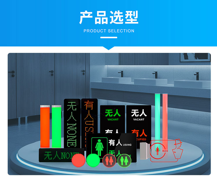 智慧公廁門頭屏介紹
