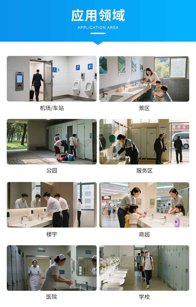 廁所引導(dǎo)系統(tǒng)應(yīng)用場景