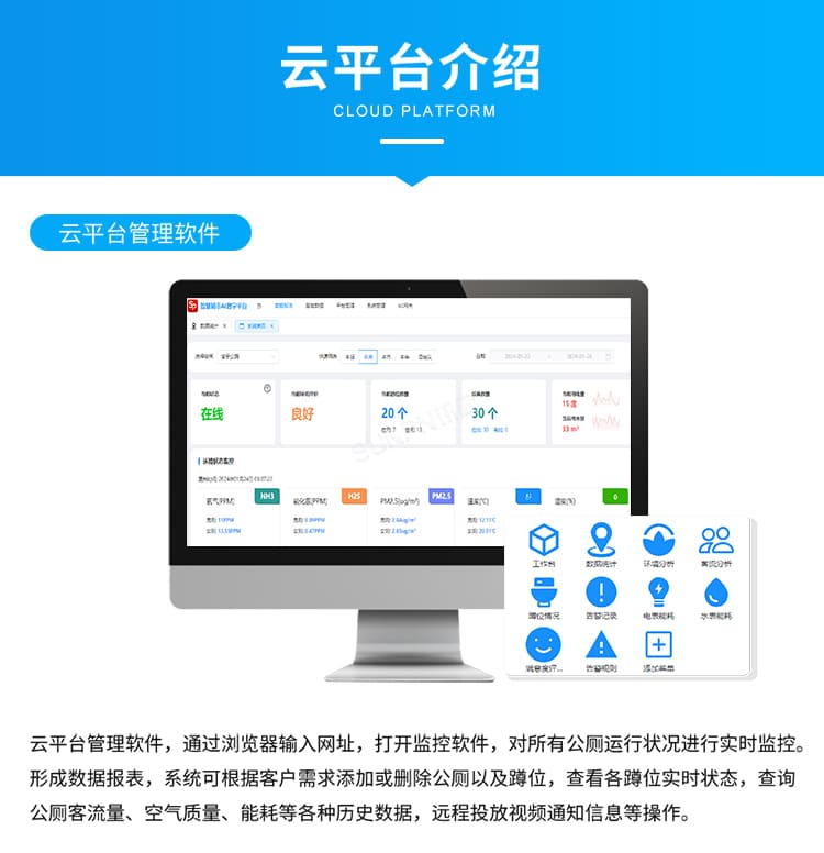 智慧廁所系統(tǒng)-云平臺介紹 智慧廁所系統(tǒng)-云平臺介紹